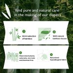 Momcozy Baby Diapers, Baby Diapers Natural Bamboo Diapers Hypoallergenic for Sensitive Skin, Absorbent Disposable Diapers, Soft Organic Diapers Size 5(52 Count) - Image 3